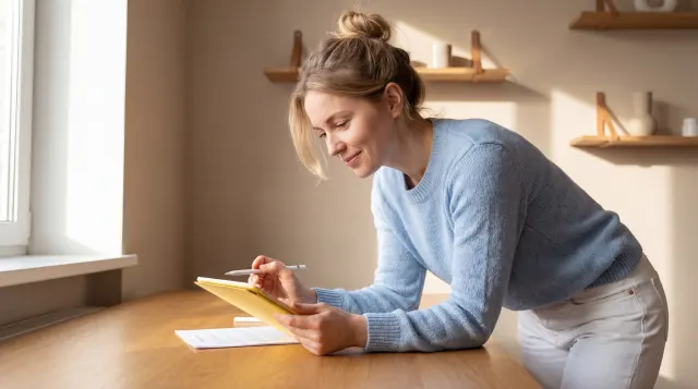 woman-checking-tablet
