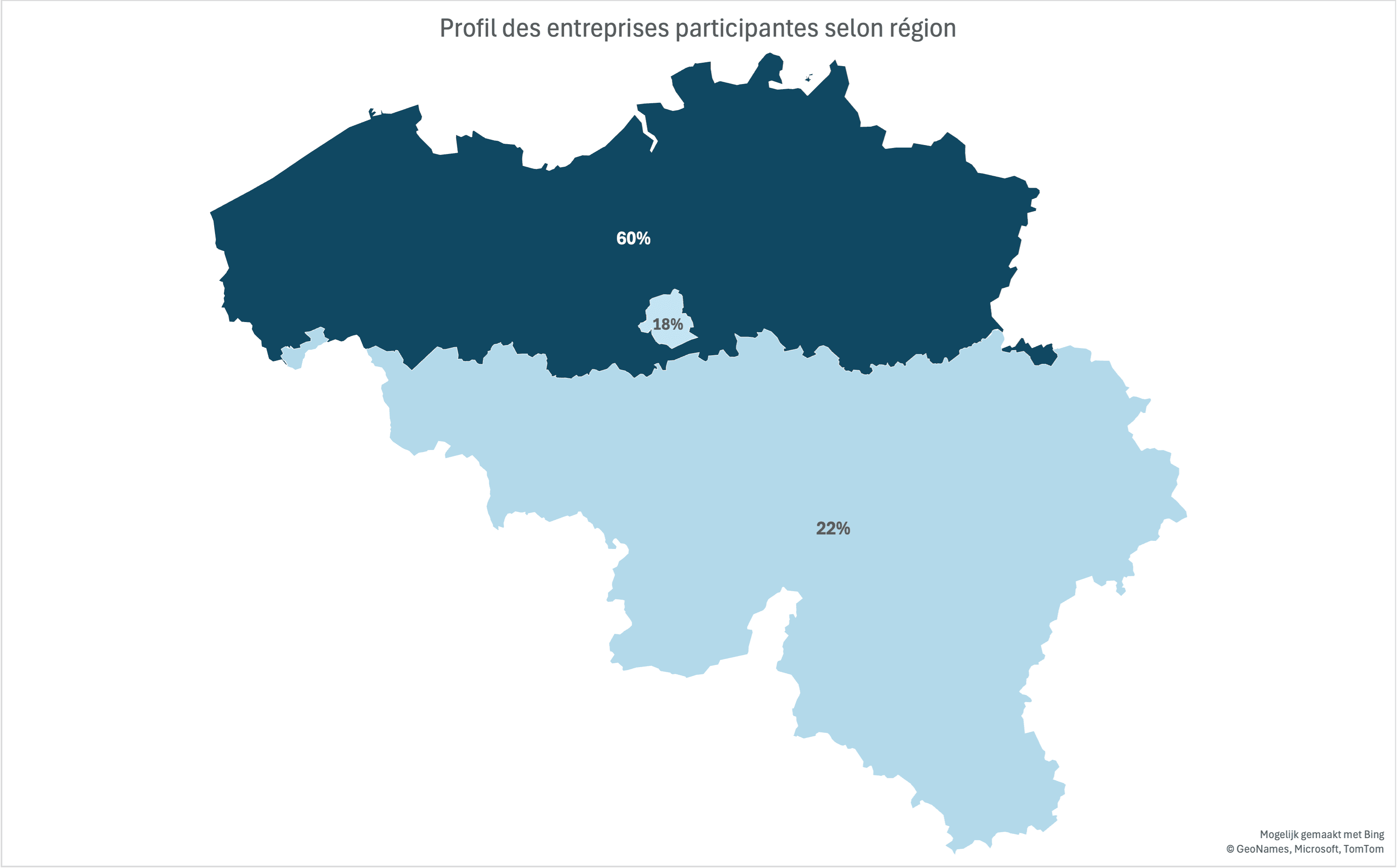 Profil des entreprises participantes selon region